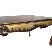 Table à manger en bois massif de style français, reproduction antique, mobilier européen pour la salle à manger et la cuisine