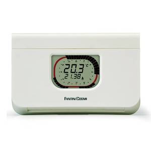 Fantini Cosmi C58 Cronotermostato Giornaliero a Batteria per Sistema HVAC - Product Image 1