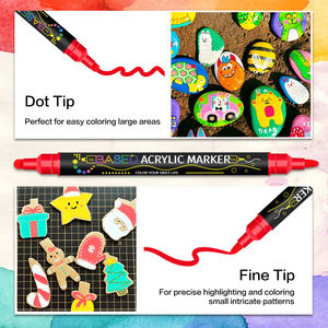 36-<span class=keywords><strong>Color</strong></span> DIY boyama kalıcı su geçirmez ince uçlu akrilik boya sanat yaratıcılığı için Marker kalem seti fabrika fiyat - Product Image 2