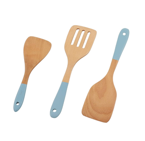 Cuillère en bois poignée imprimée cuillère réutilisable à la main couverts de qualité supérieure poignée rose cuillère en bois personnalisée - Product Image 4
