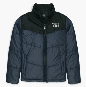 Veste d'hiver pour homme de haute qualité sur mesure avec un grand col montant, veste en duvet de canard originale pour homme, veste d'extérieur pour l'hiver, à porter au nord et au sud - Product Image 1