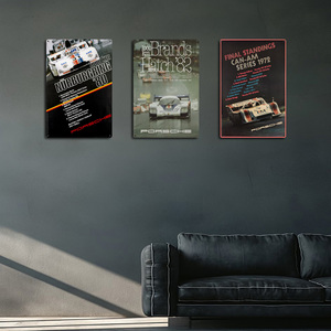 Plaque Métallique Amusante Personnalisée en Gros, Affiche Murale Classique Imprimée UV sur le Thème de la <span class=keywords><strong>Culture</strong></span> Automobile Allemande pour Club ou Cave à Hommes - Product Image 2