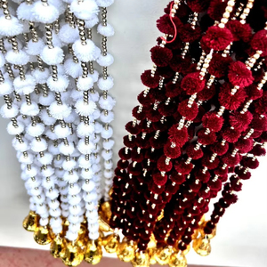 ตกแต่งด้วยพู่ห้อยแบบสายหรูหราสำหรับแขวนผนังแบบพวงสุดชิคสำหรับงานแต่งงานของตกแต่งงานแต่งงาน Haldi Mehendi - Product Image 1