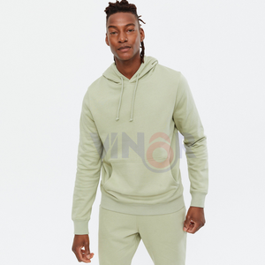 Sudadera con capucha de lana de algodón 100% de peso pesado para hombre de alta calidad, ropa de calle con logotipo personalizado, sudaderas térmicas de estilo Regular a la moda para invierno - Product Image 6