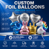 Individuelle Folienballons Personalisierte Bedruckte LOGO-Form Ballons Muttertag Abschlussfeier Dekorative Werbe-Folienballons