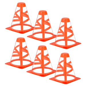 Marqueurs de sécurité souples et flexibles en PE de 15cm Marqueurs de terrain coupe-vent avec couleurs vives pour équipement d'entraînement - Product Image 4