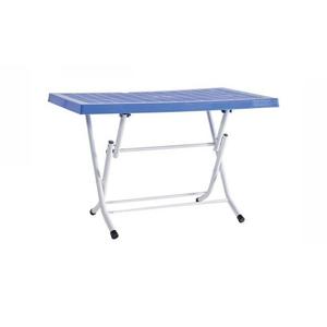 Tavolo pieghevole stelle plastica VOLO 70X120 blu