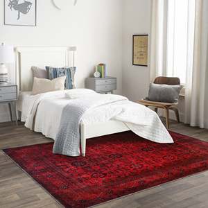 Tapis lavable Netline Home Studio Geometry Crimson Red Heritage - Product Image 6