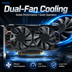 Ruichu GTX 750 128Bit GDDR5 <span class=keywords><strong>4GB</strong></span> สำหรับพัดลมคู่4K <span class=keywords><strong>GPU</strong></span> PCI Express 3.0 X16 DirectX 12การ์ดแสดงผลใหม่ - Product Image 3
