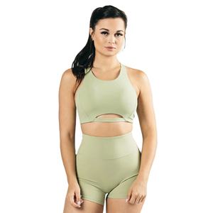 Soutien-gorge de sport pour femme, col montant, léger, respirant et confortable, idéal pour le yoga et la gym - Product Image 1