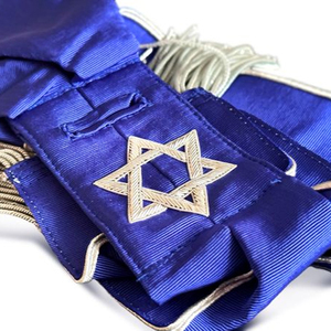 Orden de bajo precio del monitor secreto Arco provincial de faja de acero Bordado personalizado Faja masónica para uniforme - Product Image 5