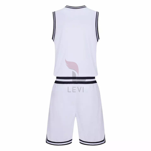High Quality Breathable Basketball Wear Uniform <b>Heat</b>-Transfer Printing 100% Polyester Fabric Customized Team Wear Wholesale - Product Image 3