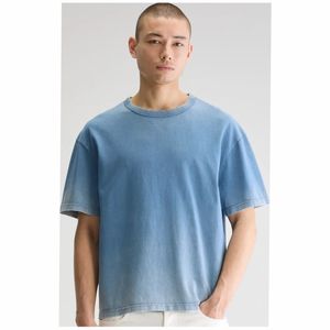 เสื้อยืดผ้าฝ้ายระบายอากาศแห้งเร็วของผู้ชายเสื้อยืดธรรมดาซักได้100% โลโก้ตามสั่ง - Product Image 1