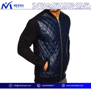 Blouson aviateur à la mode pour hommes décontracté Streetwear léger fermeture éclair classique élégant veste d'extérieur pour hommes manteau de tous les jours - Product Image 3