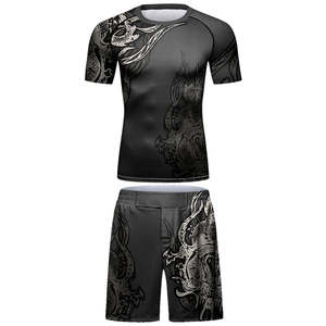 Combinaisons de sport, shorts MMA, rashguard sublimé, vêtements de compression BJJ, rashguard de boxe pour homme, ensembles respirants - Product Image 6