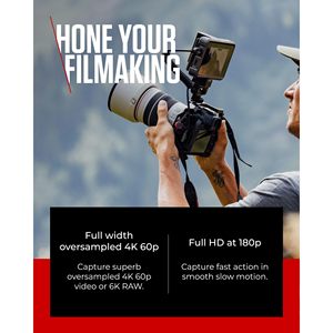 24.2MP Full Frame Mirrorless <b>Camera</b> Body 40fps Continuous Shooting 4K 60p Video 8-Stops <b>Stabilization</b> Dual Pixel CMOS Auto HD - Product Image 5