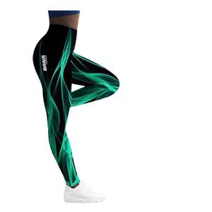 2024 femmes de haute qualité mi tricoté respirant sans couture Streetwear Leggings en gros en vrac moins cher Sexy ventre contrôle Yoga Gym - Product Image 3