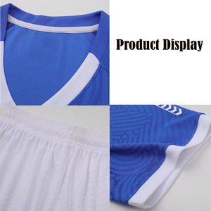 Conjunto de Camiseta y Pantalones Cortos de Fútbol Personalizados, Secado Rápido, Transpirable, Uniforme de Fútbol de Poliéster, Entrenamiento de Equipo, Partido, OEM, ODM, Pedidos al por Mayor - Product Image 2