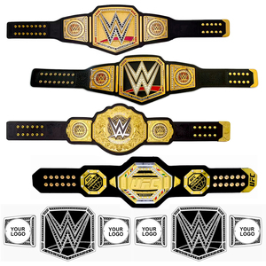Professional Made <b>Cow</b> Hide Leather Championship Belts Adult Size Competition Title Belt Championship Wrestling Belt - Product Image 3