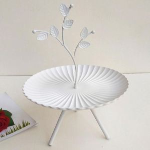 ถาดเหล็กวางเค้กหรูหราแบบโบราณถาดรองคัพเค้กสำหรับงานแต่งงานบ้านโรงแรมร้านอาหารงานเลี้ยงวันเกิดอุปกรณ์ตกแต่งงานอีเว้นท์ - Product Image 3