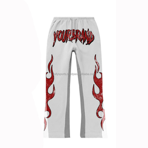 2025 nuevo conjunto de chándales de invierno para mujer al por mayor, chándal de algodón para mujer con pantalones acampanados, patrón sólido para niñas - Product Image 3