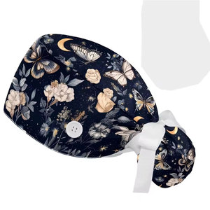 High Quality Adjustable Custom Private Label <b>Scrub</b> Hat Cotton Made Customized Logo <b>Scrub</b> Hat For Online Sale - Product Image 1
