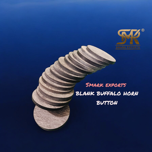 Blancs en corne de buffle sculptés en forme d'animaux, écologiques, pour boutons personnalisés, matériau de qualité supérieure, différentes tailles pour accessoires de mode et artisanat - Product Image 1