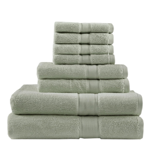 Ensembles de serviettes de bain 100% coton les plus vendus Conception de logo personnalisé Respirant Séchage rapide Utilisation régulière Couleur unie Durable Pakistan Nouveau - Product Image 6