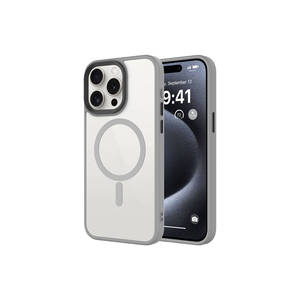 Funda Netzy con Acabado Mate de Titanio para iPhone 15 Pro, Compatible con Carga Inalámbrica MagSafe, Protectora y con Cubierta de Batería - Product Image 1