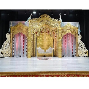 Mandap Mandap ตกแต่งงานแต่งงานแบบดั้งเดิมของอินเดีย,Manavarai Mandap ตกแต่งงานแต่งงานสไตล์มาเลย์ FRP Mandap - Product Image 1