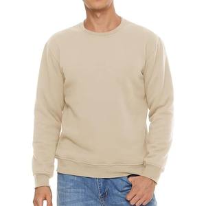 Sweat-shirt en molleton de coton pour homme avec logo patch, doublure en sherpa - Product Image 5