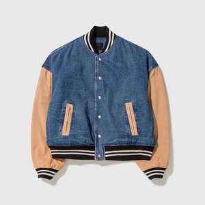 Chaqueta Universitaria de Invierno de Nuevo Estilo en Oferta, Mangas de Cuero de Béisbol, Secado Rápido, Precio de Fábrica, Chaquetas Universitarias para Hombre - Product Image 5