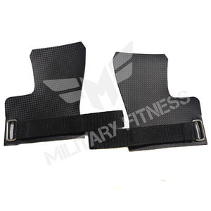 Empuñaduras cruzadas de Material de fibra de carbono con logotipo personalizado de alta calidad para levantamiento de pesas protección de manos para gimnasio en casa - Product Image 6