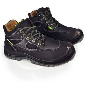 Cuir tibétain S3 EN20345 pour bottes Martin taille 41 noir/vert fluo avec caractéristiques de sécurité - Product Image 2