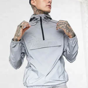 แจ็กเก็ตกันลมซิปครึ่งซิปสำหรับผู้ชายกลางแจ้งเสื้อออกกำลังกายสำหรับ2025 - Product Image 5