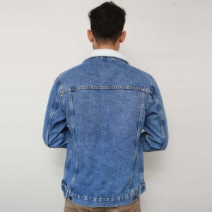 Veste de pluie en denim respirante, streetwear tendance, haute qualité, design personnalisé, hommes, déchirée, fermeture éclair sur le devant, capuche, cuir véritable - Product Image 2
