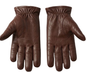 Gants en cuir perforés classiques - Accessoires pour hommes de qualité supérieure - Product Image 3