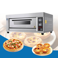 Machine à cuire la pizza en acier inoxydable, machine de chauffage alimentaire commerciale, options simple/double/triple couche, machine à cuire le pain