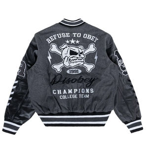 Dernier produit Veste universitaire décontractée coupe ajustée pour hommes Imperméable, coupe-vent, respirant, mode hivernale Logo sur le devant de la rue - Product Image 2