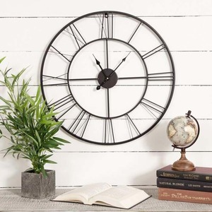 Roman Wall <b>Clock</b> Best Design Metal in Iron Frame Top Quality Handmade <b>Fancy</b> Wall Hanging <b>Clock</b> - Product Image 1