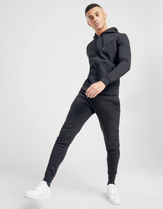 Custom Logo <b>Mens</b> Lightweight French Terry Eco-Friendly Winter Quick Dry <b>Tracksuit</b> 100% Cotton Sweatpants and Hoodie Set - Product Image 1