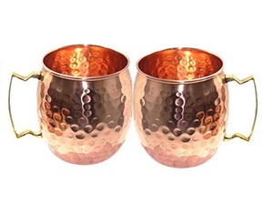 Tazas de cobre de calidad apreciada a precio de fábrica de La India tazas de mula de Moscú de grado superior para Bar y uso doméstico tazas de buena calidad - Product Image 3