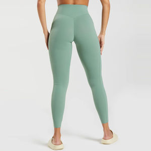 Top Trending Mujeres Cintura elástica Yoga Leggings Precio barato Logotipo personalizado Cómodo Secado rápido Venta caliente Mujeres Legging Pakistán - Product Image 3
