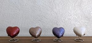 Urnes de crémation de cendres imprimées pour adultes en cuivre en forme de coeur de luxe avec quatre pièces de produit les plus vendues - Product Image 4