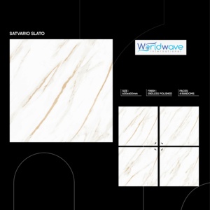 Compre azulejos de porcelana esmaltada de 60X60Cm directamente Fábrica India Suministro de abastecimiento de azulejos B2B global Marketing internacional optimizado - Product Image 4