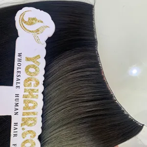 Prix spécial pour les cheveux plumés du client faits de cheveux longs bruts noirs Prix raisonnable du fabricant Toute la longueur 8-40 pouces