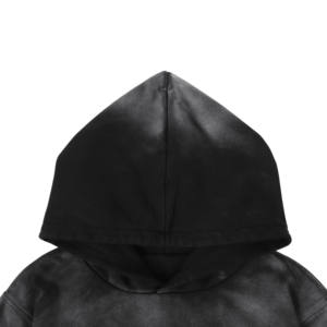 Sudadera con Capucha Estilo Pullover para Hombre, Diseño Personalizado 2024, Efecto Deslavado al Ácido, Tejido Grueso, 100% Algodón Felpa, Colección Oversize - Product Image 3