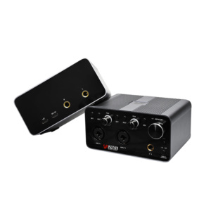 Simplefly SF2401 Interface audio USB portable à 2 canaux <span class=keywords><strong>Carte</strong></span> <span class=keywords><strong>son</strong></span> d'enregistrement en direct avec connexion USB - Product Image 1