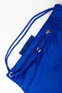 Sac à cordon en tissu coupe-vent léger et personnalisé Sac à dos en nylon pliable avec corde renforcée pour les affaires collégiales - Product Image 5