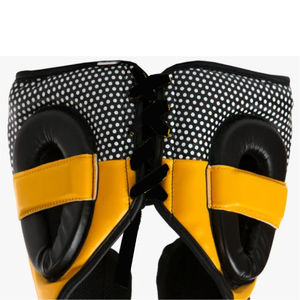 Casco de entrenamiento profesional para hombres Casco de boxeo de cuero PU de alta calidad con logotipo personalizado Protectores de cabeza de alta calidad Boxeo - Product Image 5